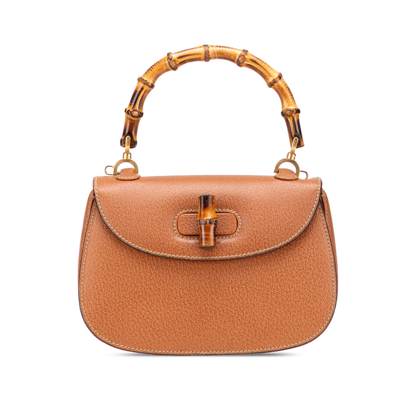 Pre-Loved Gucci Grained Calfskin Bamboo Night - Picture 1 of 11